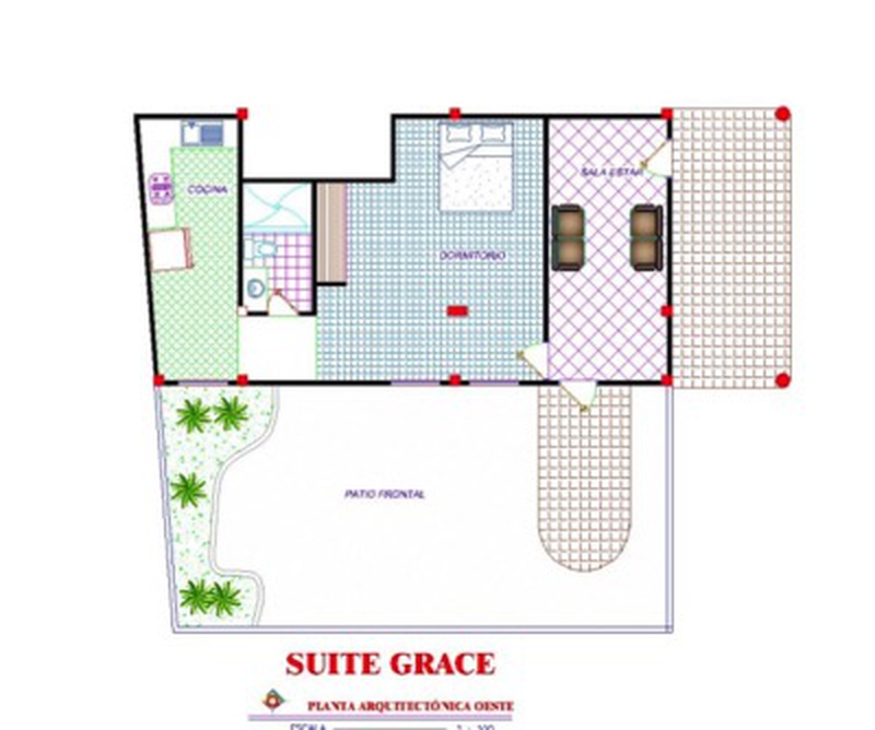 3 apartment house Property Floor Plan