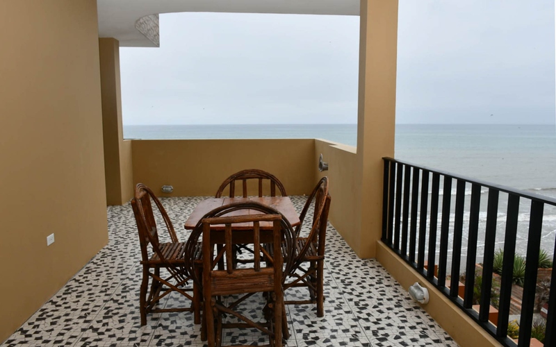 Balcony Area - Amazing Beachfront Crucita House Balcony Area Crucita, Ecuador DJI Phantom 4 by Jonathan Mueller